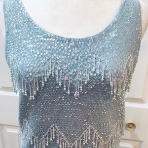 Vtg beaded top